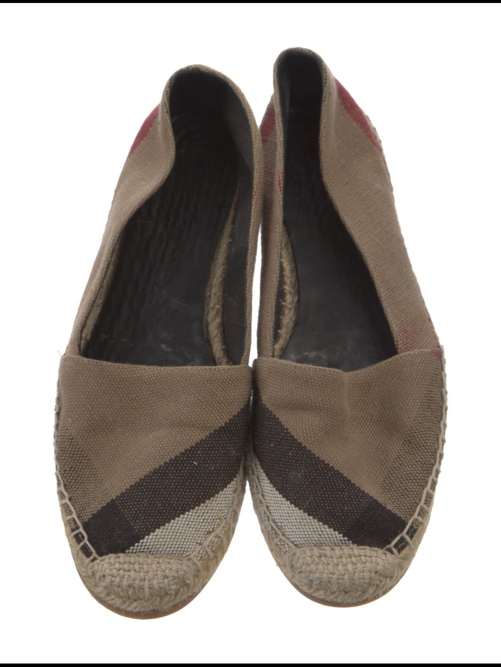 Burberry Canvas Espadrille Flat - Picture 2 of 4